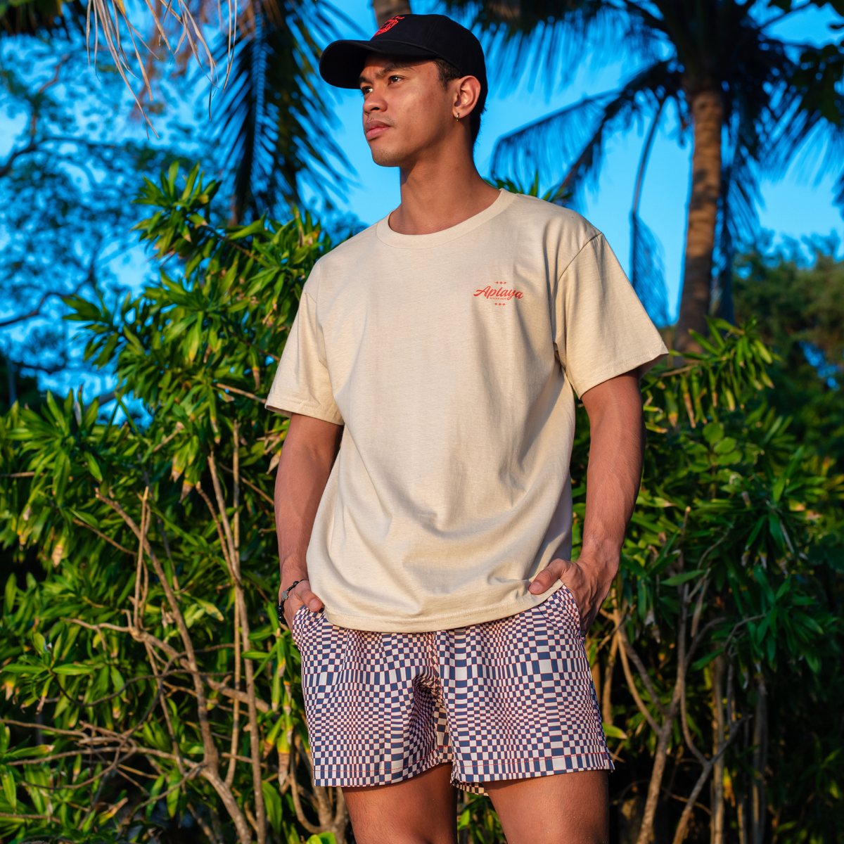 B'Nakol Swim Shorts - Multicolor Geometric