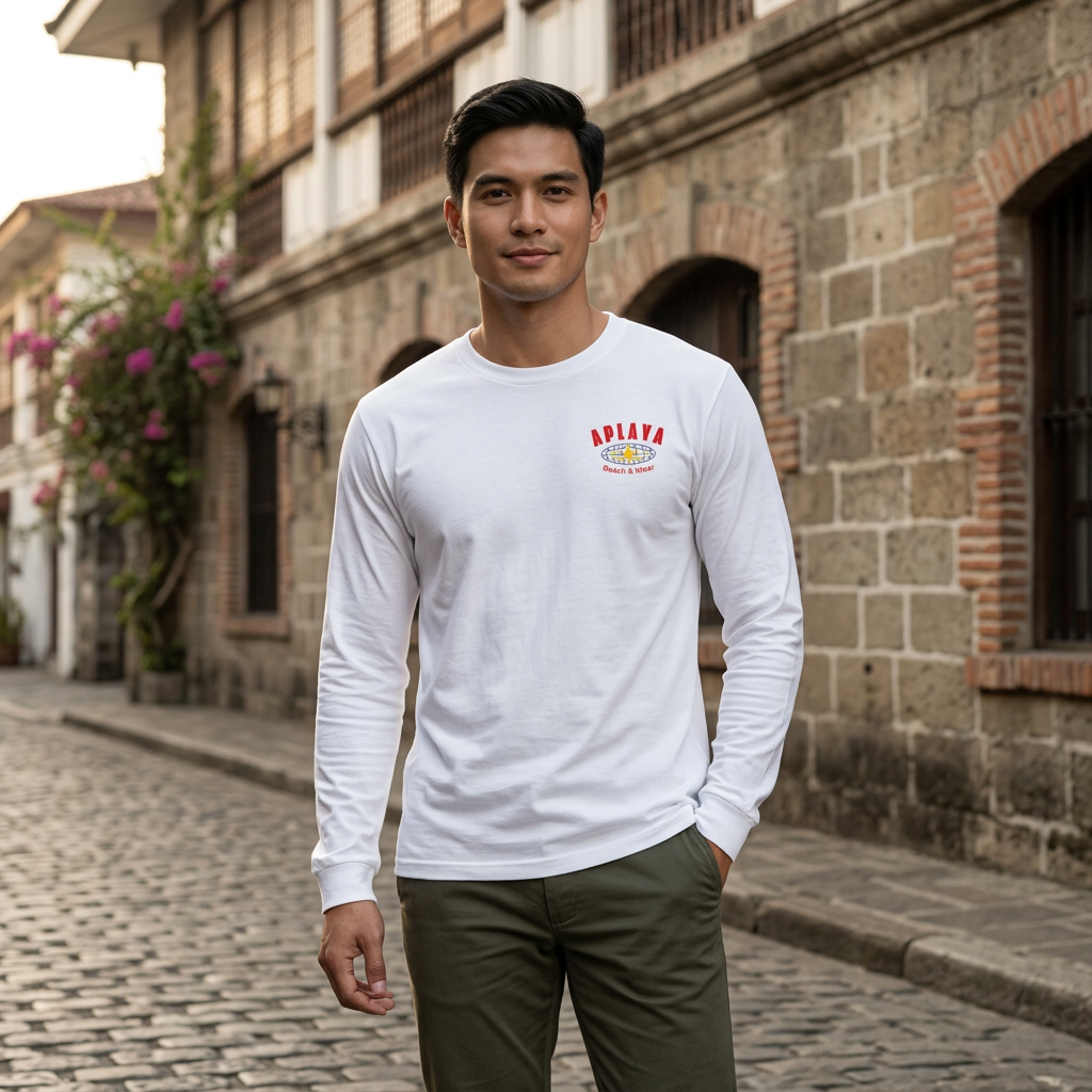 White long sleeve in Intramuros